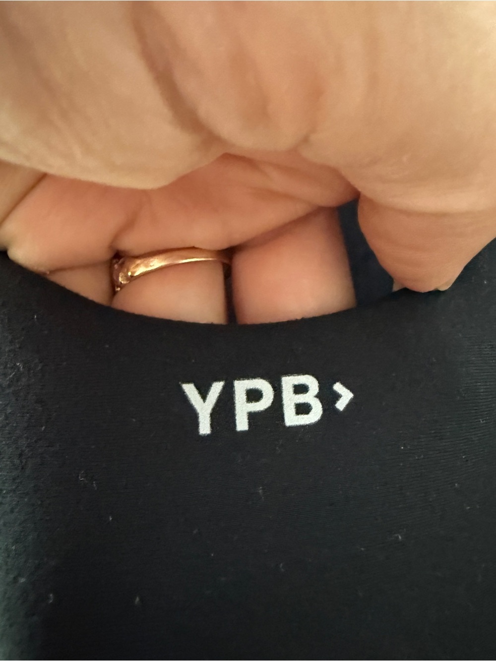 A&F— YPB SculptLUX Black Athletic Dress - Picture 4 of 4